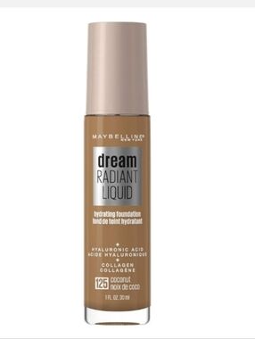 Maybelline Dream Radiant Liquid Foundation - Warm Brown (125 Coconut)